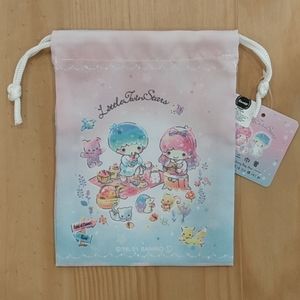 Sanrio Little Twin Stars Mini Drawstring Bag Pouch